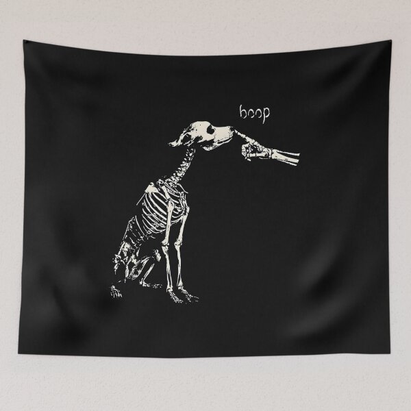 Item preview, Dog Skeleton Boop Shirt, Funny Spooky Halloween Dog Graphic Tee, Gothic Pet Lover Shirt, Vintage Skeleton Dog Gift, Comfort Colors designed and sold by Catspeachy.