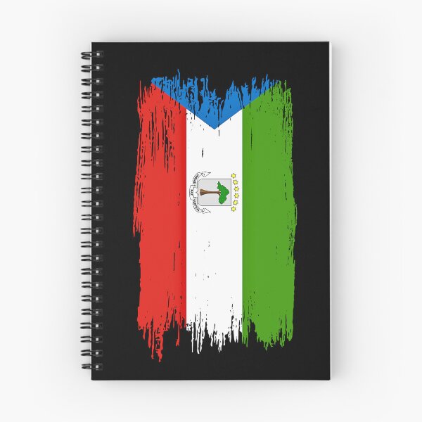 Item preview, Equatorial Guinea Flag Distressed Paint Brush Stroke designed and sold by Danny-Arts1.