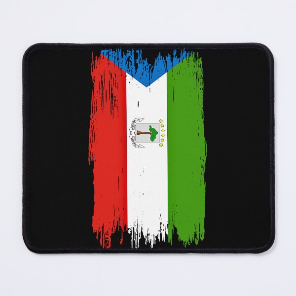 Item preview, Equatorial Guinea Flag Distressed Paint Brush Stroke designed and sold by Danny-Arts1.