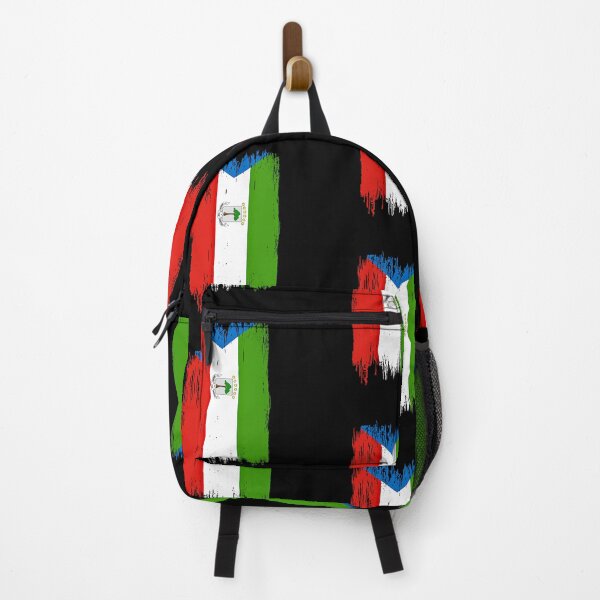 Item preview, Equatorial Guinea Flag Distressed Paint Brush Stroke designed and sold by Danny-Arts1.