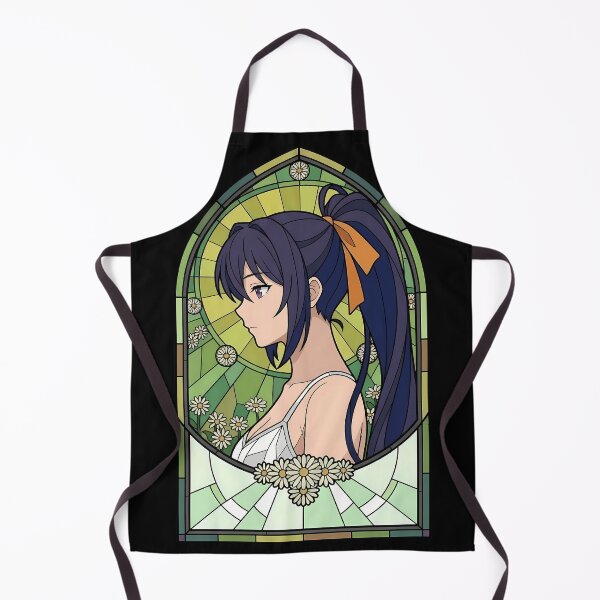 Item preview, Akeno Himejima High School DxD Green Floral Stained Glass designed and sold by mildaclairmo.