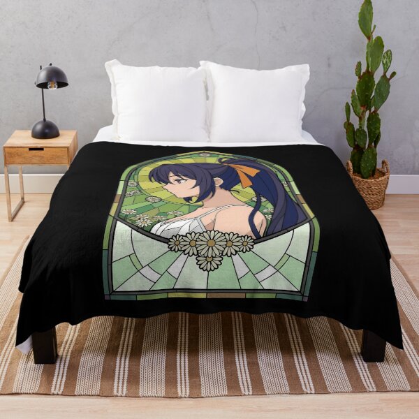 Item preview, Akeno Himejima High School DxD Green Floral Stained Glass designed and sold by mildaclairmo.