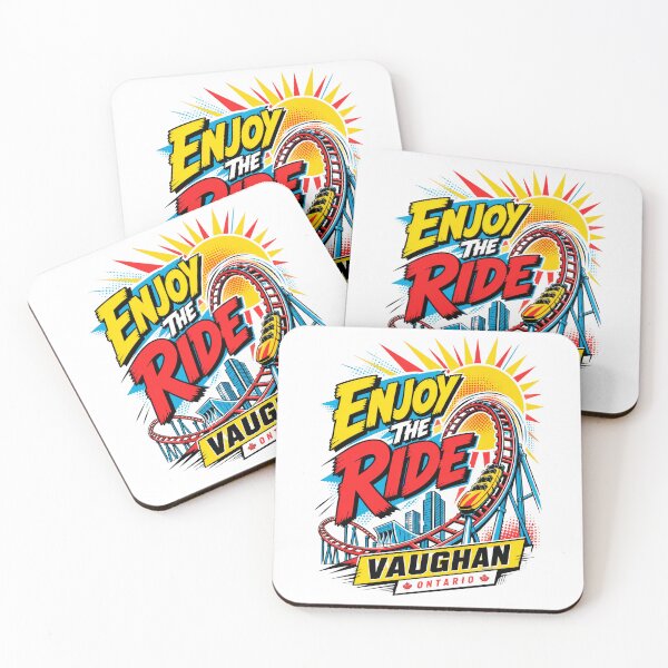Item preview, Vaughan Wonderland – Enjoy the Ride – Bold Pop Art Amusement Park Design designed and sold by bobscraze.