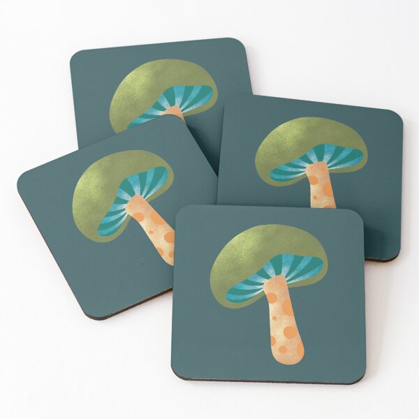 Item preview, Illustrated Pop Art Mushroom  designed and sold by kaitlynlingo.