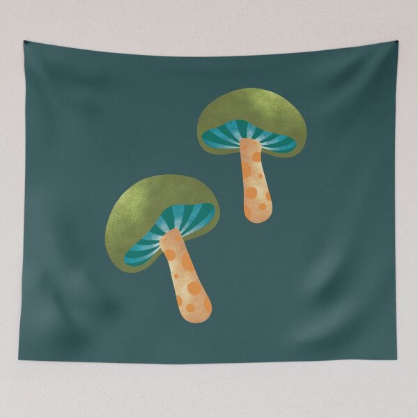 Item preview, Illustrated Pop Art Mushroom  designed and sold by kaitlynlingo.