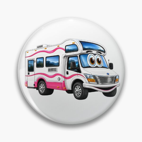Artikelvorschau, Pink Camper Cartoon entworfen und verkauft von Scott Hayes.
