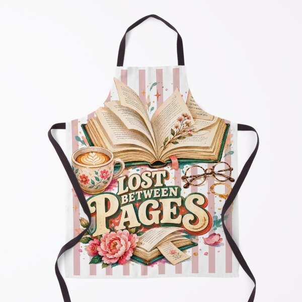 Item preview, Lost Between Pages | Vintage Book Lover Graphic T-Shirt | Cozy Reading Illustration designed and sold by UUniqueIImprint.
