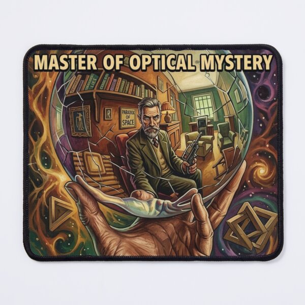 Item preview, MC Escher Pulp Fiction - Master of Paradox Vintage Sci-Fi Cover designed and sold by andriuscanan.