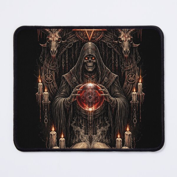 Item preview, Dark Occult Sorcerer with Crimson Orb designed and sold by PghArt.