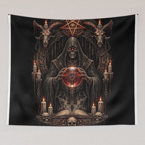 Item preview, Dark Occult Sorcerer with Crimson Orb designed and sold by PghArt.