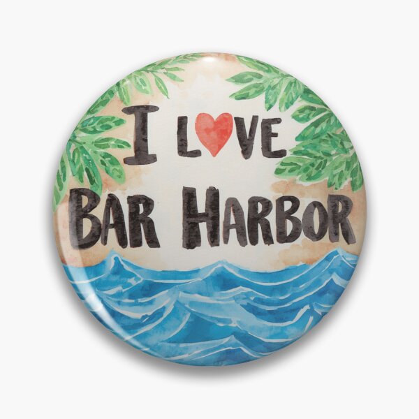Item preview, I Love Bar Harbor Maine  designed and sold by PamLeeDesign.