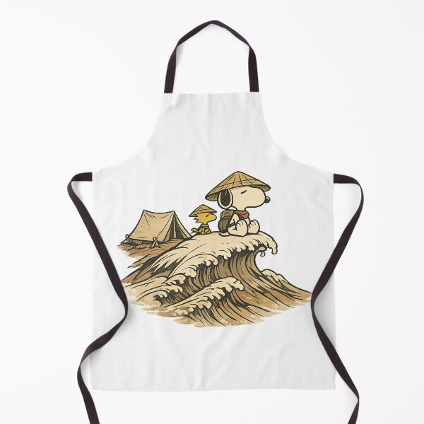 Item preview, Snoopy and Woodstock Ukiyo-e Great Mountain Peak designed and sold by teemix.