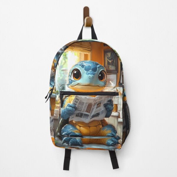 Item preview, Sea Turtle Bathroom Newspaper Reader Cute Cartoon Ocean Animal designed and sold by mildaclairmo.