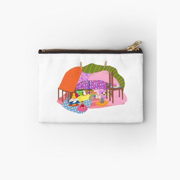 Item preview, The Best Adventures Happen At Home - Cozy Blanket Fort Sticker - Image Only designed and sold by Sissy’s shop.