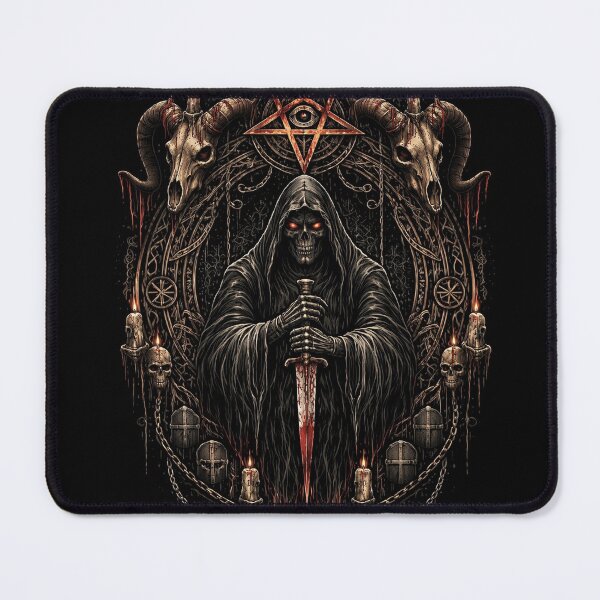 Item preview, Hooded Reaper of the Forbidden Ritual designed and sold by PghArt.