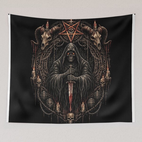 Item preview, Hooded Reaper of the Forbidden Ritual designed and sold by PghArt.