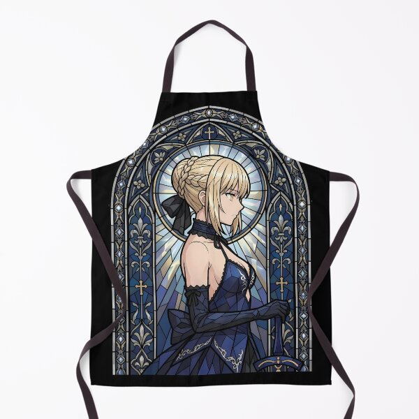 Item preview, Saber Alter Fate Stay Night Sacred Blue Stained Glass designed and sold by mildaclairmo.
