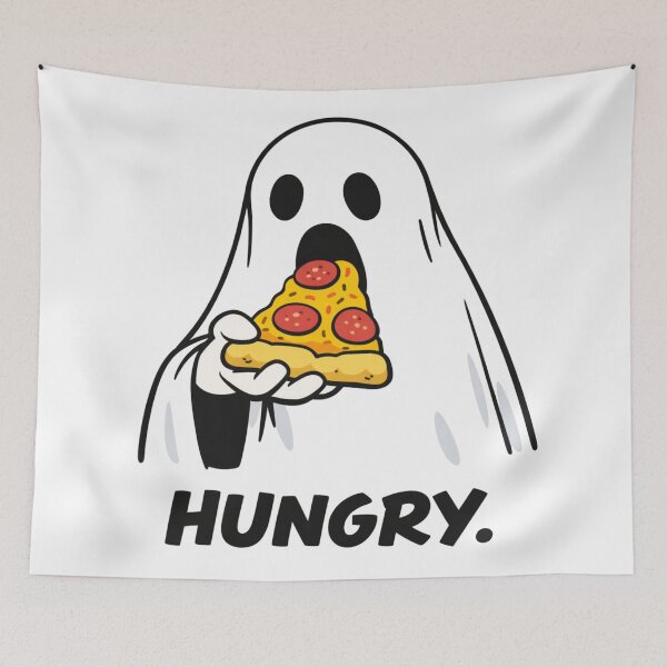 Item preview, Hungry Ghost Pizza designed and sold by LuloCreative.