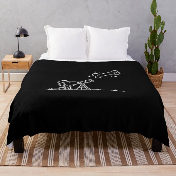 Item preview, Snoopy Stargazing at Dog Bone Constellation Night Sky designed and sold by teemix.
