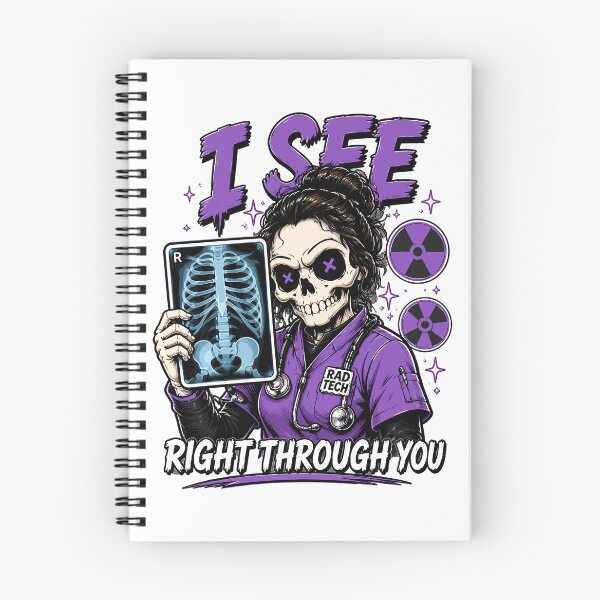 Item preview, I See Right Through You Rad Tech Skeleton Imaging designed and sold by markymaarty.