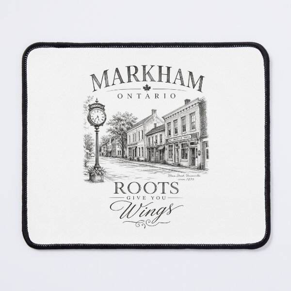 Item preview, Unionville Heritage Sketch – Roots Give You Wings – Markham Ontario Village Art designed and sold by bobscraze.