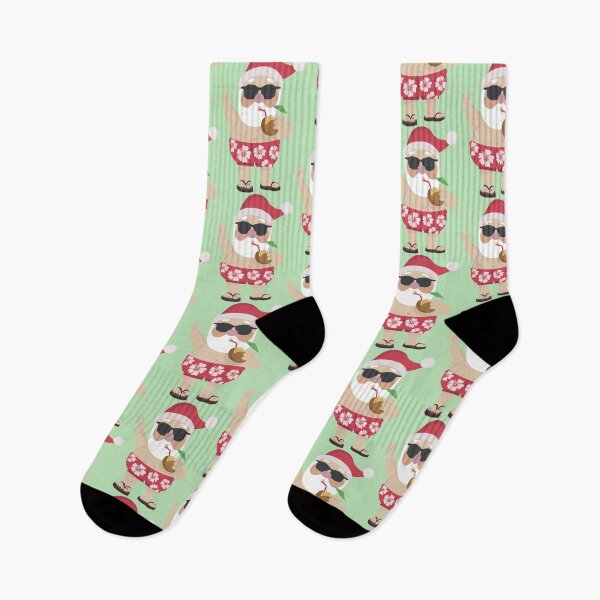 Item preview, santa on vacations designed and sold by LuloCreative.