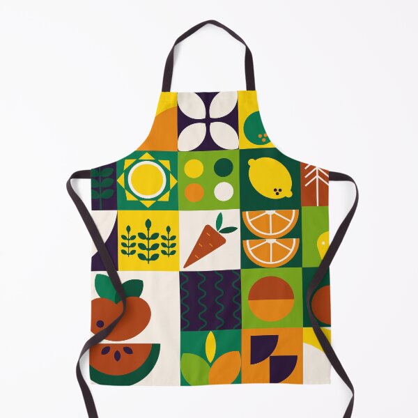 Item preview, Mid-Century Modern Bauhaus Style Geometric Fruit Pattern designed and sold by DEC02.