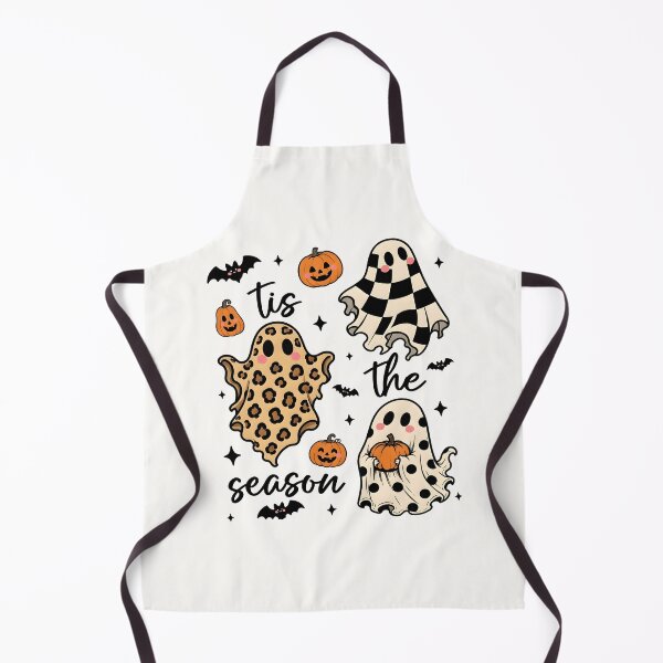 Item preview, Tis The Season Halloween Ghost Shirt, Vintage Coquette Spooky Ghost Graphic Tee, Retro Leopard Ghost Fall Shirt, Cute Pumpkin Halloween Gift, Comfort Colors designed and sold by Xtusdior.