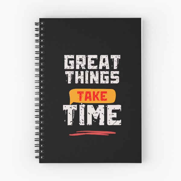 Item preview, Great Things Take Time Motivational Quote Vintage Design designed and sold by Danny-Arts1.
