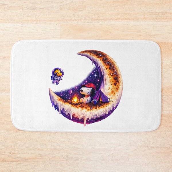 Item preview, Snoopy Marshmallow Moon Camp Night Camping designed and sold by teemix.