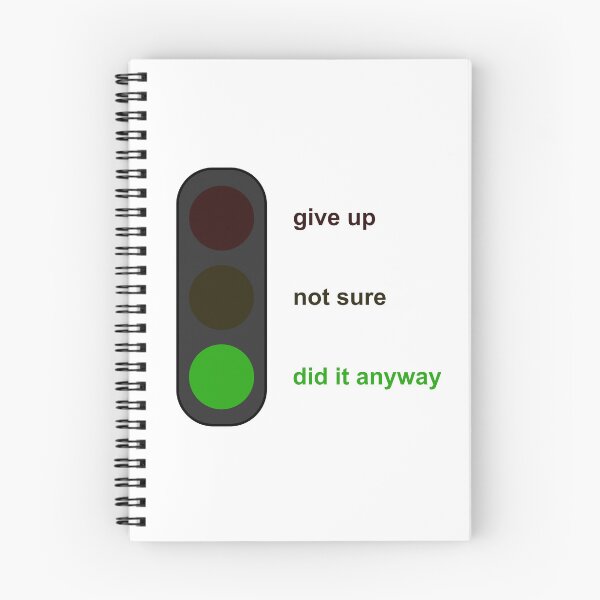 Item preview, Did It Anyway - Traffic Light Motivation Design designed and sold by decsigns.