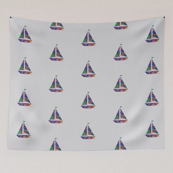 Item preview, Sailboat 7226 designed and sold by mandalafractal.