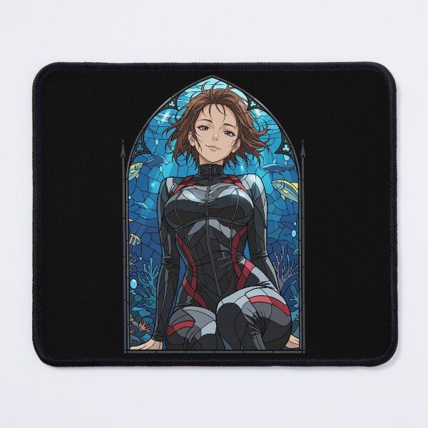 Item preview, Chisa Kotegawa Grand Blue Ocean Diving Stained Glass Scene designed and sold by mildaclairmo.