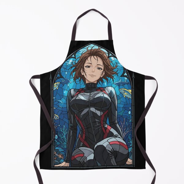 Item preview, Chisa Kotegawa Grand Blue Ocean Diving Stained Glass Scene designed and sold by mildaclairmo.