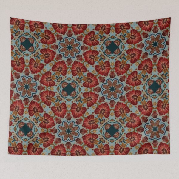 Item preview, Vintage Strawberry Pattern designed and sold by Shy Fractal Designs.