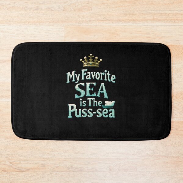 Item preview, My Favorite Sea is The Puss-sea Funny Adult Design designed and sold by DarkRelicStudio.