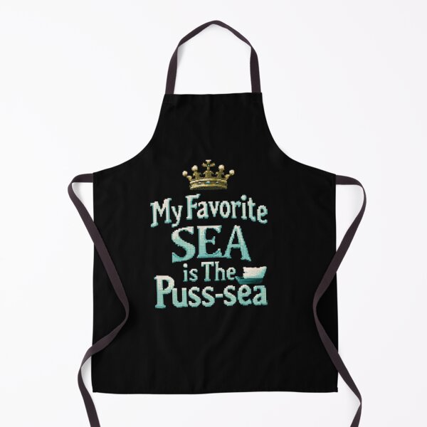 Item preview, My Favorite Sea is The Puss-sea Funny Adult Design designed and sold by DarkRelicStudio.