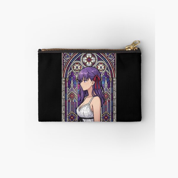 Item preview, Sakura Matou Fate Stay Night Violet Chapel Stained Glass designed and sold by mildaclairmo.