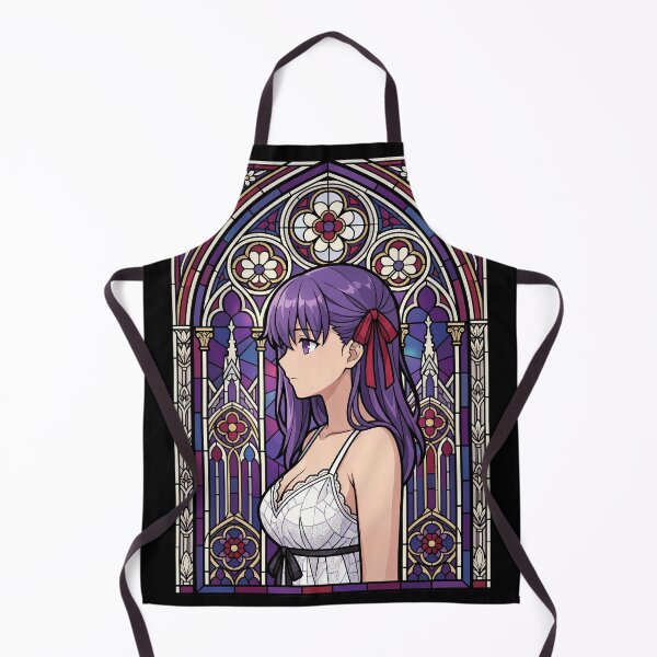 Item preview, Sakura Matou Fate Stay Night Violet Chapel Stained Glass designed and sold by mildaclairmo.