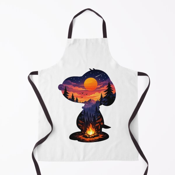 Item preview, Snoopy Sunset Wilderness Campfire Outdoor Beagle Camping designed and sold by teemix.