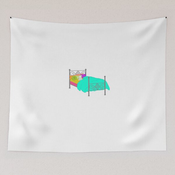 Item preview, Whimsical Cozy Bed - Homebody Sticker designed and sold by Sissy’s shop.
