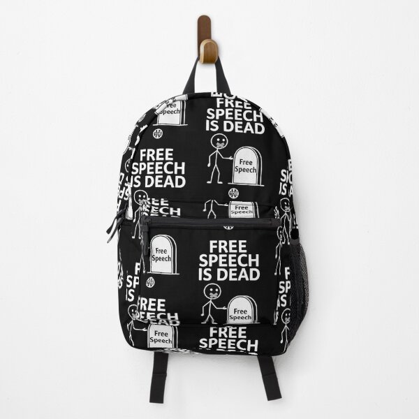 Item preview, Free Speech Is Dead - Censorship Stick Figure designed and sold by TDB.