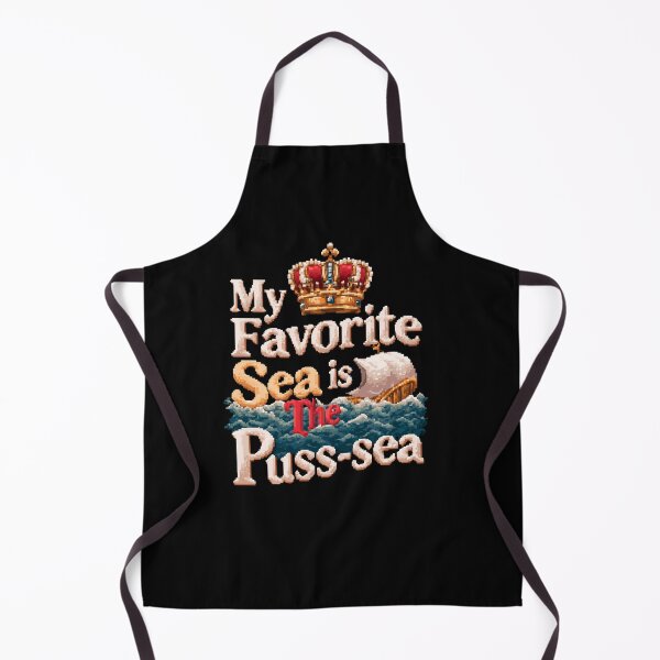 Item preview, My Favorite Sea is The Puss-sea Funny Adult Design designed and sold by DarkRelicStudio.