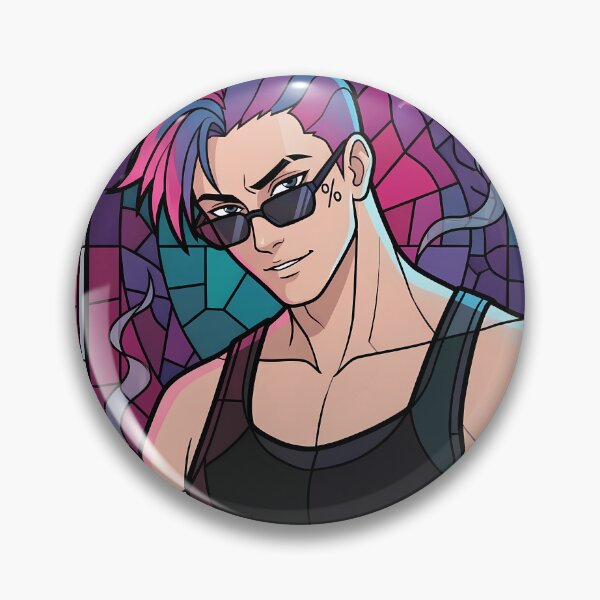 Item preview, Shorter Wong Banana Fish Neon Rebel Stained Glass Portrait designed and sold by mildaclairmo.