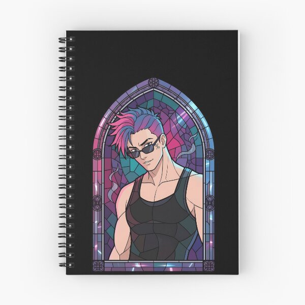 Item preview, Shorter Wong Banana Fish Neon Rebel Stained Glass Portrait designed and sold by mildaclairmo.