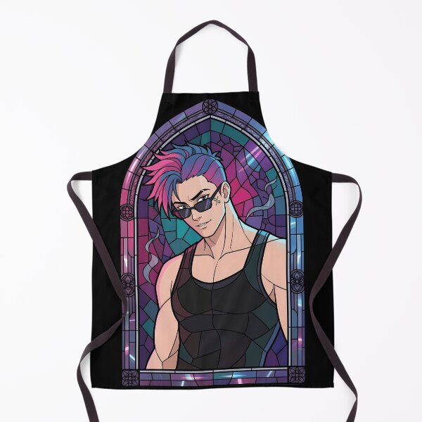 Item preview, Shorter Wong Banana Fish Neon Rebel Stained Glass Portrait designed and sold by mildaclairmo.