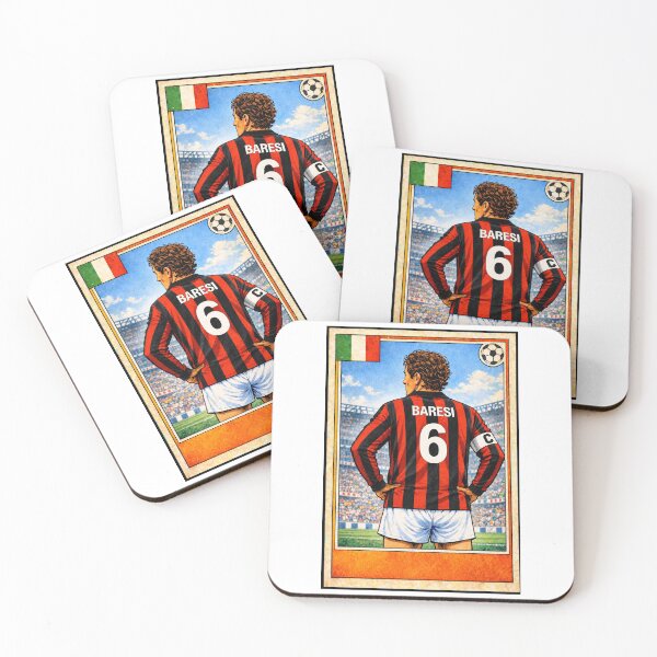 Item preview, Kaiser Franz - Retro Franco Baresi AC Milan shirt. designed and sold by Tony Panini Retro.
