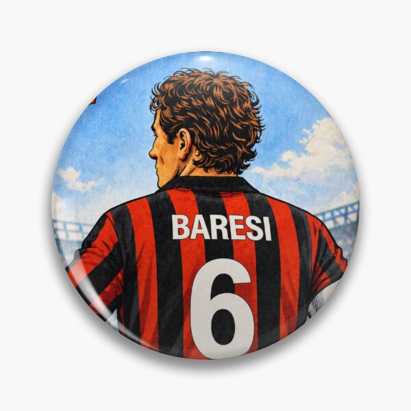 Item preview, Kaiser Franz - Retro Franco Baresi AC Milan shirt. designed and sold by Tony Panini Retro.