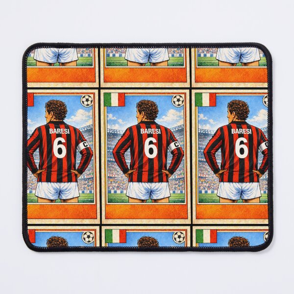Item preview, Kaiser Franz - Retro Franco Baresi AC Milan shirt. designed and sold by Tony Panini Retro.