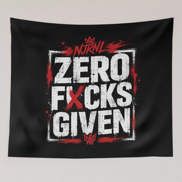 Item preview, Zero F*cks Given | Motivational Streetwear Design designed and sold by NJRNL Apparel .
